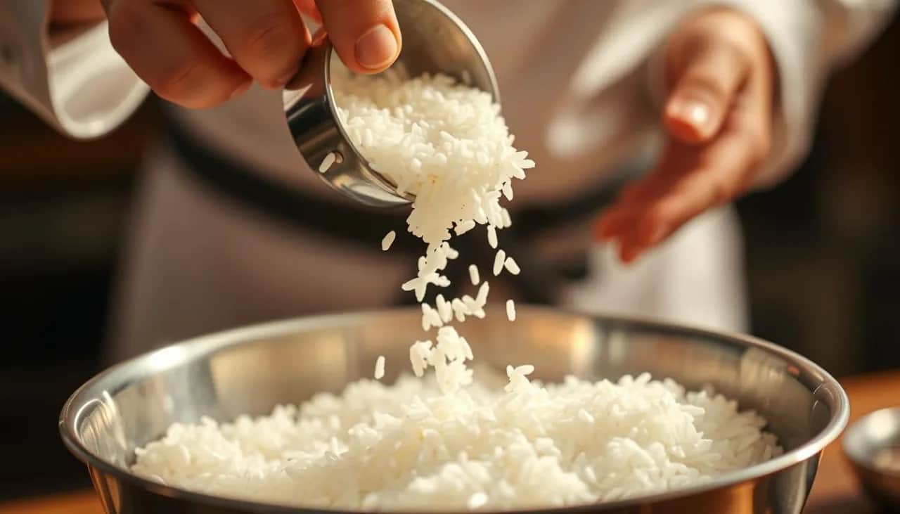 Ile octu do sushi? Proporcje, które zapewnią idealny smak ryżu