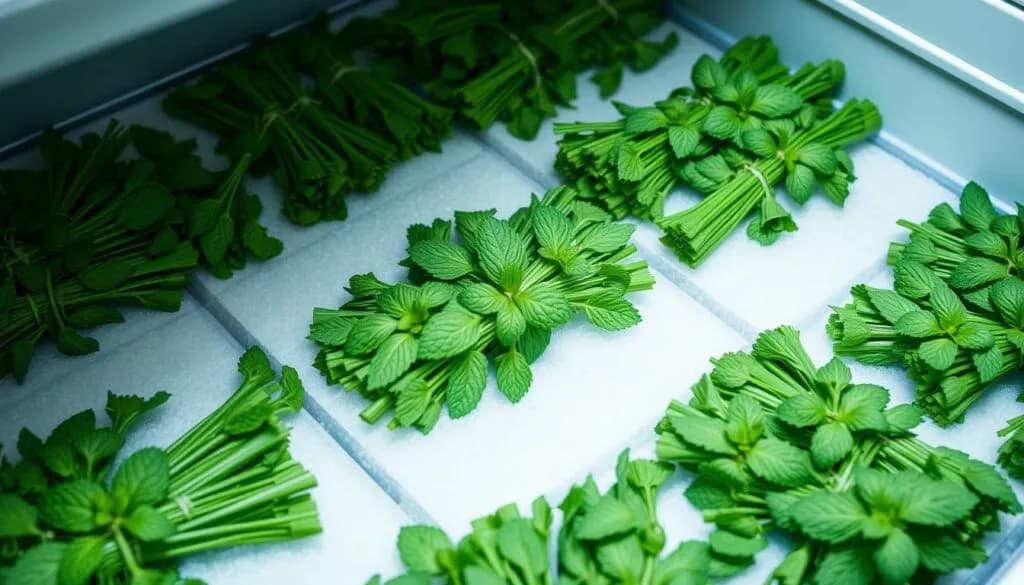 Jak mrozić miętę, aby zachować jej świeżość i aromat na długo
